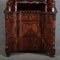Narrow Chest of Drawers in Mahogany with Cast Iron Candlesticks and Mirror, 1860s, Image 5