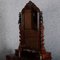 Narrow Chest of Drawers in Mahogany with Cast Iron Candlesticks and Mirror, 1860s 27