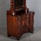 Narrow Chest of Drawers in Mahogany with Cast Iron Candlesticks and Mirror, 1860s, Image 11