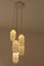 White Opal Glass Ceiling Light, Italy, 1980s 9