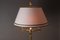 French Hollywood Regency Bouillotte Floor Lamp in Brass, 1970s 9