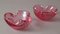 Pink Murano Glass Bowls or Ashtrays, Set of 2, Image 13
