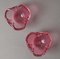 Pink Murano Glass Bowls or Ashtrays, Set of 2 8