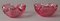 Cuencos o ceniceros de cristal de Murano rosa. Juego de 2, Imagen 15