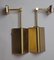 Brass Wall Lights from Sölken, Set of 2 3