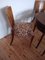 Cabinent Dining Table and Chairs from Up Závody, 1940, Set of 5 7