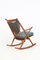 No. 182 Teak Rocking Chair by Frank Reenskaug for Bramin, 1960s 5