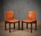 Model 121 Dining Chairs in Leather and Walnut by Afra and Tobia Scarpa for Cassina, 1967, Set of 6, Image 1