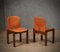 Model 121 Dining Chairs in Leather and Walnut by Afra and Tobia Scarpa for Cassina, 1967, Set of 6 8