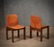 Model 121 Dining Chairs in Leather and Walnut by Afra and Tobia Scarpa for Cassina, 1967, Set of 6, Image 8