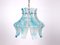 Blue Italian Murano Glass Hanging Lamp from Mazzega, 1970s 2
