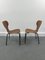 Dänische Mid-Century Stühle aus Schichtholz, 1950er, 2er Set 8
