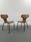 Dänische Mid-Century Stühle aus Schichtholz, 1950er, 2er Set 1