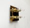 Mid-Century German Space Age Brass Ceiling or Wall Lamp from Cosack, 1960s, Image 12