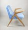 Light Blue Bunny Armchair by Józef Chierowski 4