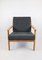 Danish Black Bouclé Lounge Chair, 1970s, Image 4