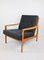 Danish Black Bouclé Lounge Chair, 1970s 11