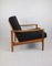 Danish Black Bouclé Lounge Chair, 1970s 6