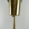 German Space Age Golden Ceiling Lamp, 1970s, Image 14