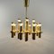 German Space Age Golden Ceiling Lamp, 1970s 8