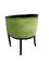 Green Armchair with Round Back 5
