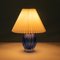 Lámpara de mesa Bleu de cristal de Murano, años 50, Imagen 11