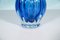 Lámpara de mesa Bleu de cristal de Murano, años 50, Imagen 17