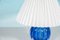 Bleu Murano Glass Table Lamp, 1950s 5