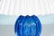 Lampe de Bureau en Verre de Murano Bleu, 1950s 10