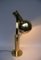 Lámpara de mesa era espacial vintage de latón, años 70, Imagen 12
