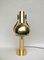 Vintage Space Age Table Lamp in Brass, 1970s 5