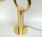 Vintage Space Age Table Lamp in Brass, 1970s 32