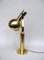 Vintage Space Age Table Lamp in Brass, 1970s, Image 6