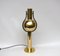 Vintage Space Age Table Lamp in Brass, 1970s, Image 1