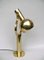 Vintage Space Age Table Lamp in Brass, 1970s, Image 8