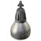 Vintage French Industrial Grey Metal Pendant Lamp from Mazda 2