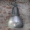 Vintage French Industrial Grey Metal Pendant Lamp from Mazda, Image 4
