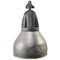 Vintage French Industrial Grey Metal Pendant Lamp from Mazda, Image 1