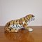 Grande Figurine Tigre en Porcelaine de Capodimonte, Italie, 1960s 3