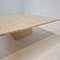 Italian Square Coffee Table in Travertine, 1980s 14