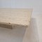 Italian Square Coffee Table in Travertine, 1980s 11