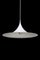 White Semi Hanging Lamp by Claus Bonderup & Torsten Thorup for Fog & Mørup, 1960s 2