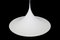 White Semi Hanging Lamp by Claus Bonderup & Torsten Thorup for Fog & Mørup, 1960s 4