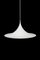 White Semi Hanging Lamp by Claus Bonderup & Torsten Thorup for Fog & Mørup, 1960s, Image 3