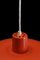 PH 4-3 Hanging Lamp in Orange by Poul Henningsen for Louis Poulsen 6