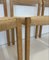 Model 404 Dining Chairs in Oak and Paper Cord by Niels Otto (N. O.) Møller, Denmark, 1970s, Set of 4, Image 5