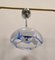 Space Age Hanging Light in Blue and White, 1980s 10