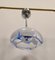 Space Age Hanging Light in Blue and White, 1980s, Image 10