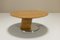 Round Coffee Table in Birds Eye Maple and Aluminum by Sergio Saporiti, Italy, 1980s 4