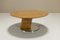 Round Coffee Table in Birds Eye Maple and Aluminum by Sergio Saporiti, Italy, 1980s, Image 4